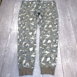 True Religion Pants Mens Size 38 Camo Runner Lightweight Jogger Drawstring Pant